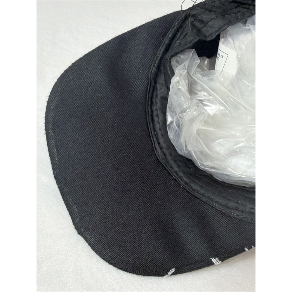 YX Hat Black Multicolor Embroidered Horse Heads Adjustable Strap Vtg Ranch Hat - Picture 7 of 16